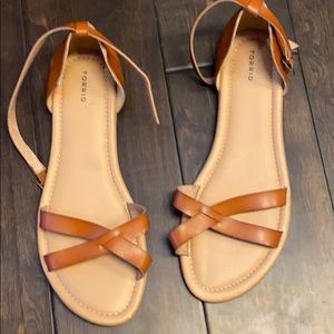GUC torrid flat sandals. Size 13